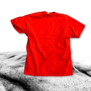 Vintage Jerzees Orange T-shirt